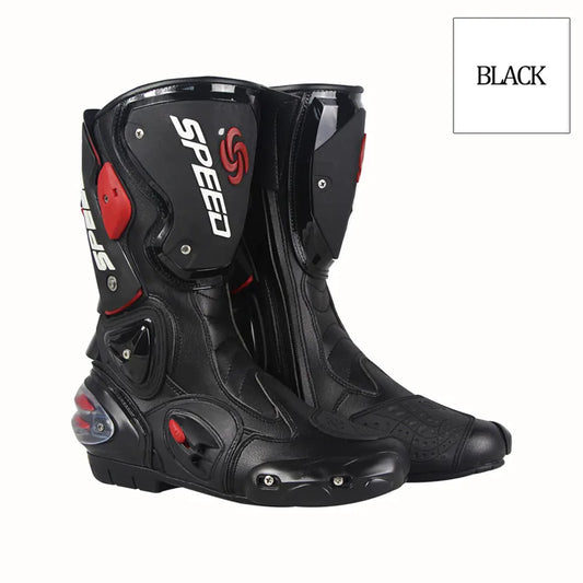 B1001 Motocross Long Motorcycle Boots – Professional Off-Road &amp; Rally Riding Gear
