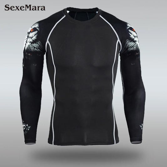 Men’s Thermal Compression Underwear Set – Quick-Dry Long Johns for Winter Sport &amp; Riding