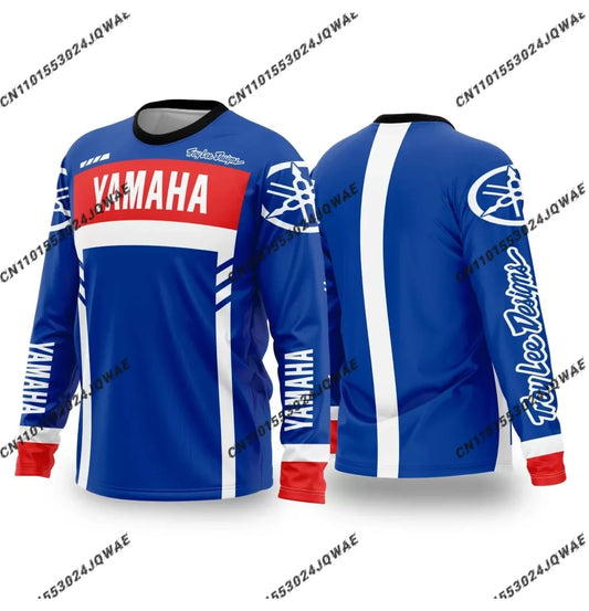 Summer YAMAHA Motorcycle Riding Suit – Loose, Breathable &amp; Quick-Drying Off-Road Racing Gear for Men &amp; Women