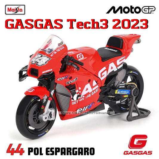 Maisto 1:18 2022 Yamaha Factory Racing Team Motorcycle Models – Morbidelli #21 &amp; Quartararo #20