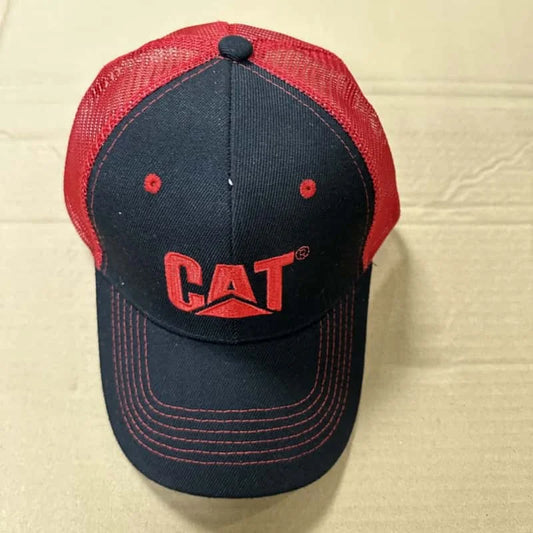 CAT Embroidered Baseball Hat – Summer Mesh Sports Cap for Men &amp; Women