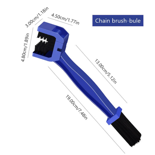 SEAMETAL Portable Chain Cleaner – Motorcycle &amp; Bicycle Chain Cleaning Brush