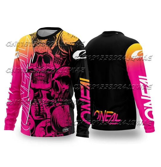 2025 O'NEAL Motocross Racing Shirt – Oversized Quick-Dry Long Sleeve Jersey for Men &amp; Women