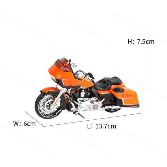 Maisto 1:18 Harley-Davidson 2022 CVO Road Glide – Die-Cast Motorcycle Model Toy