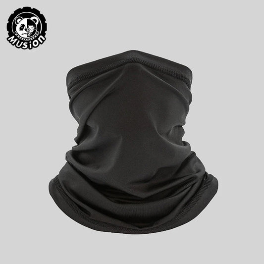 Musion Stitched Anti-Dust UV Buff Bandana – Multipurpose Head Scarf &amp; Face Mask for Outdoor Sports