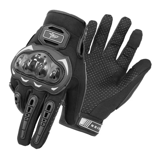 Summer Breathable Motorcycle Riding Gloves – Touchscreen &amp; Anti-Fall Protection