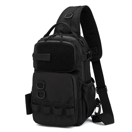 Outdoor Waterproof Fishing &amp; Hiking Chest Bag – Multi-Functional Sports Waist &amp; Crossbody Backpack