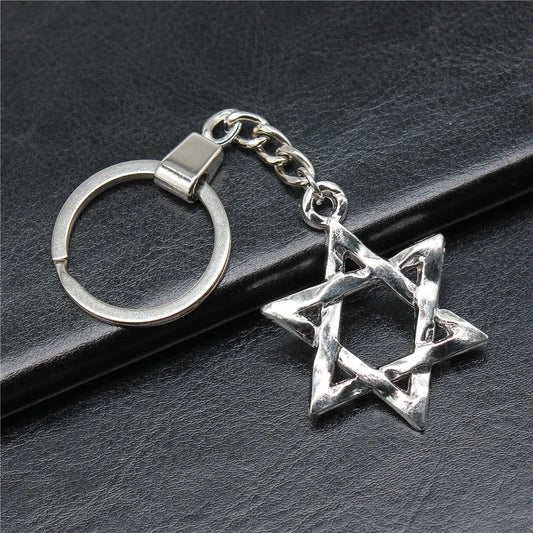 Antique Silver Color 45x38mm Keychain Holder for Men &amp; Women