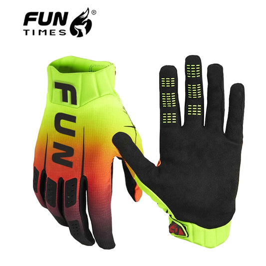 New Six-Color Motorcycle &amp; Bicycle Full Finger Riding Gloves