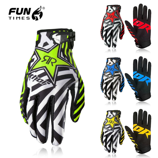 New four-color motorcycle gloves, bicycle full finger off-road riding gloves