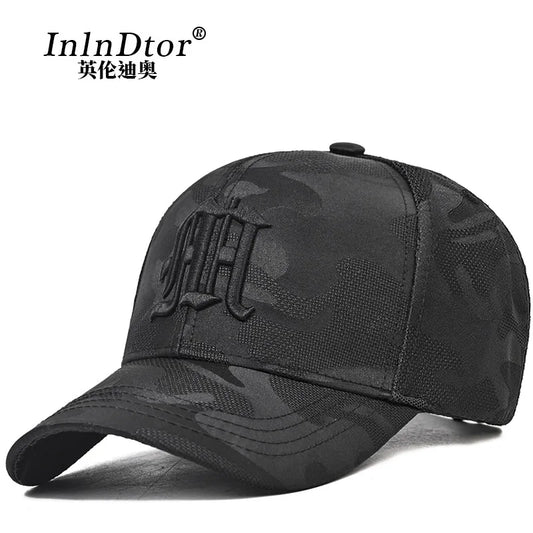 InlnDtor 2024 Camouflage Trucker Baseball Cap – Streetwear Hip-Hop Snapback Hat