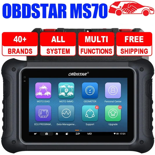 OBDSTAR MS70 – Universal Motorcycle OBD Scanner &amp; Diagnostic Tool
