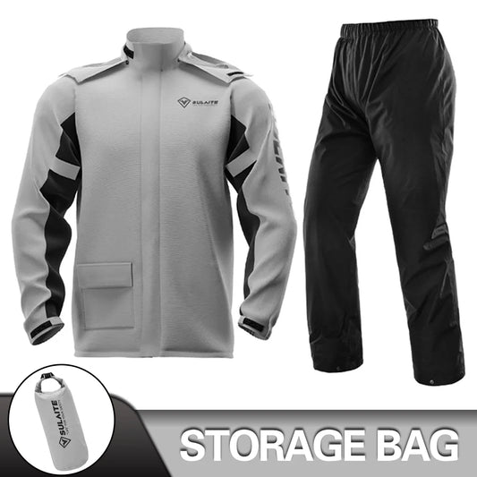 Motorcycle Raincoat Suit – All-Weather Rainstorm Protection for Riders, Camping, Hiking &amp; Fishing