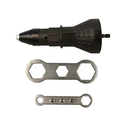 Electric Rivet Nut Gun – Riveting Tool with Conversion Head for Motorcycle Repair