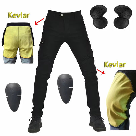 TZ-06 Kevlar Protection Motorcycle Jeans – Aramid Riding Pants for Casual &amp; Motocross Use