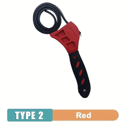 6-Inch Adjustable Belt Wrench – Oil Filter Puller &amp; Strap Spanner Tool