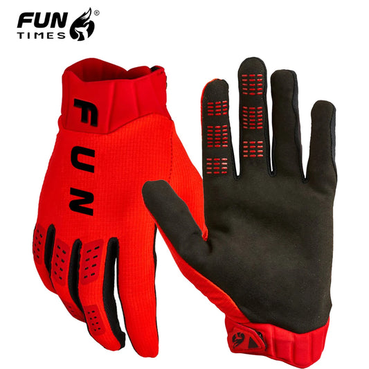 New Six-Color Motorcycle &amp; Bicycle Full Finger Riding Gloves