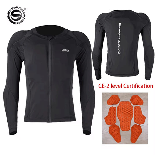 Lightweight Motorcycle Full Body Armor Jacket – Motocross Riding Protective Gear Suit
