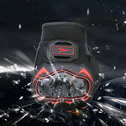 Summer Breathable Motorcycle Riding Gloves – Touchscreen &amp; Anti-Fall Protection