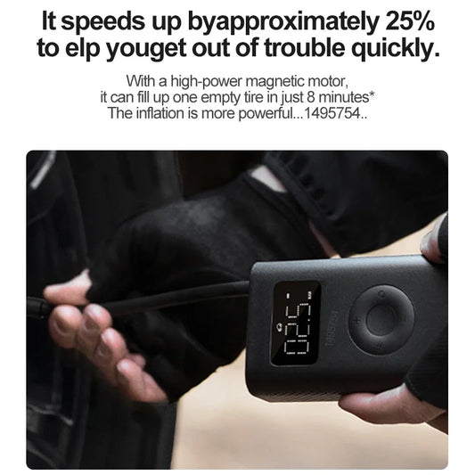 Xiaomi Mijia Portable Air Pump 2 – Electric Tire Inflator with Type-C Charging