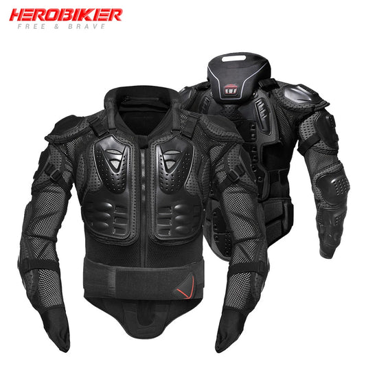 HEROBIKER Motorcycle Armor Jacket – Men’s Motocross Riding Protection (Sizes S–5XL)