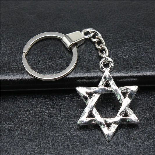 Antique Silver Color 45x38mm Keychain Holder for Men &amp; Women