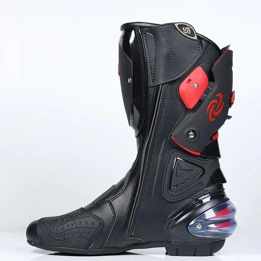 B1001 Motocross Long Motorcycle Boots – Professional Off-Road &amp; Rally Riding Gear