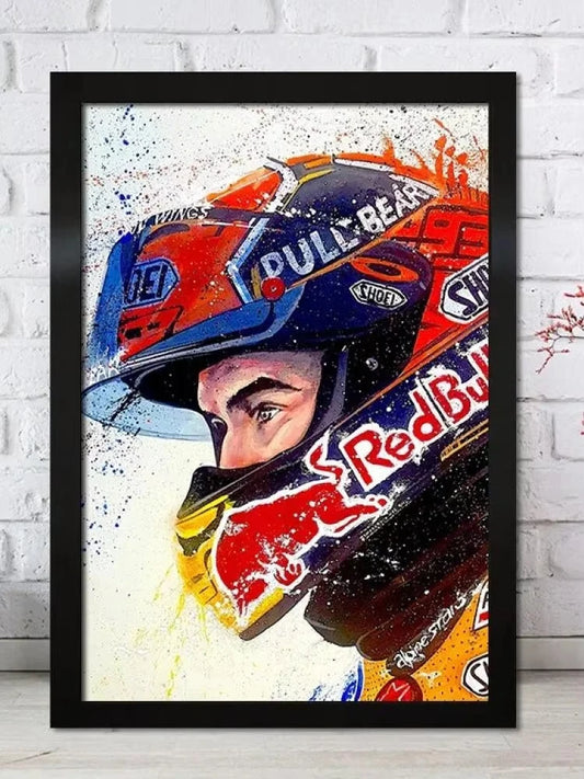 Off-road Motorcycle Championship Poster Heavy Locomotive Race Art Home Wall Decoration High Definition Canvas Painting