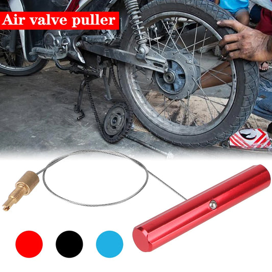 Tire Valve Stem Puller – Motorcycle Valve Rod Tube Tool for Tire Changing &amp; Repair