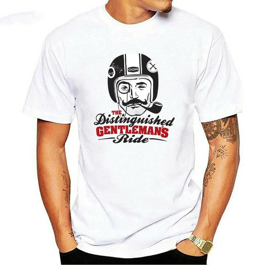 Gentleman Ride Café Racer T-Shirt – Distinguished Biker Style for Men