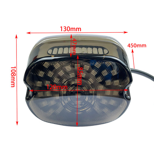 Motorcycle Tail Rear Light – LED Brake &amp; Taillight for Harley-Davidson Sportster, Softail, Dyna
