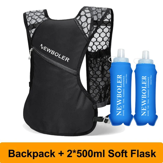 NEWBOLER Hydration Vest – Lightweight Backpack for Running, Cycling &amp; Outdoor Sports