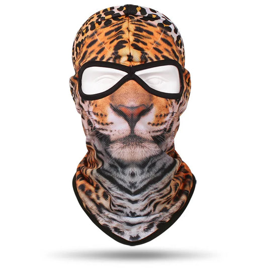 Funny 3D Animal Balaclava – Motorcycle &amp; Winter Sports Helmet Liner for Men &amp; Women