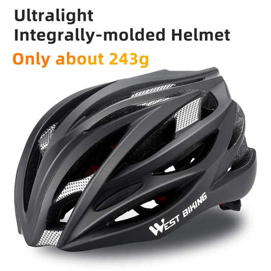 WEST BIKING Bicycle Helmet Set – Lightweight Cycling Helmet with Glasses for Men &amp; Women