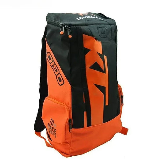 KTM Motorcycle Backpack – Waterproof High-Capacity Riding &amp; Travel Bag
