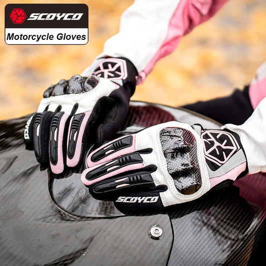 SCOYCO Motorcycle Gloves – Summer Breathable Touchscreen Riding Gloves for Men &amp; Women