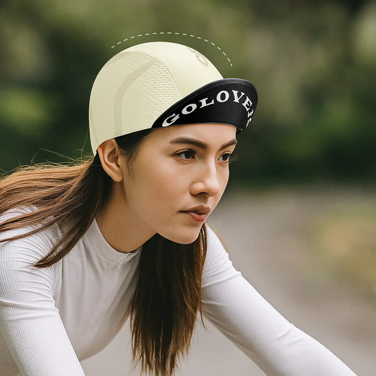 Polyester Summer Cycling Cap – Sweat-Wicking, Breathable Road Bike Headwear