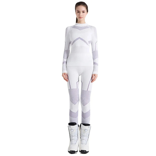Women’s Thermal Base Layer Set – OhSunny Long Johns for Skiing &amp; Winter Sports