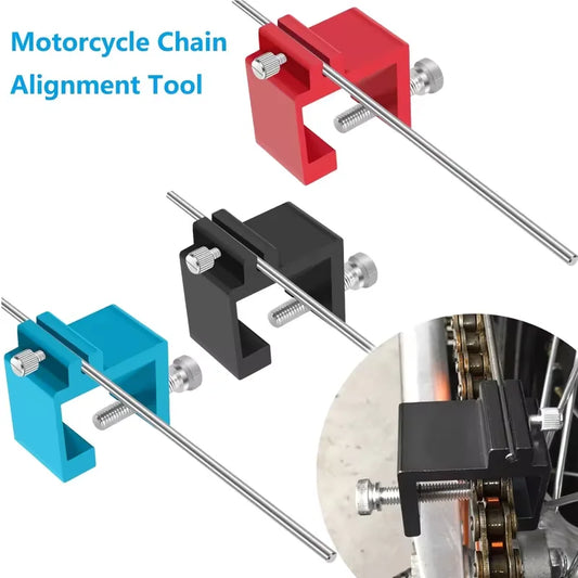 Universal Motorcycle Chain Sprocket Alignment Tool – For Motorbikes &amp; ATVs