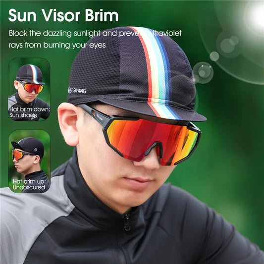 WEST BIKING Summer Cycling Skull Cap – Anti-UV Helmet Liner for Men &amp; Women