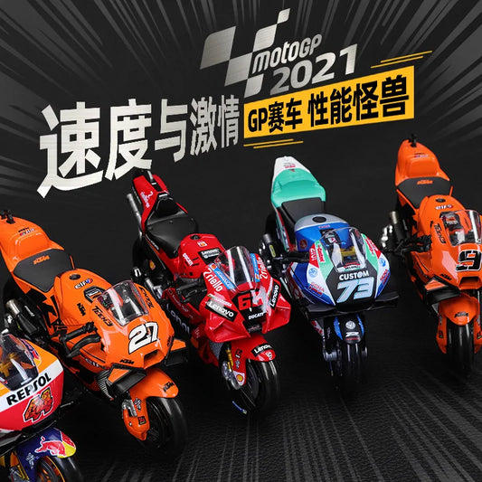 Maisto 1:18 2022 Yamaha Factory Racing Team Motorcycle Models – Morbidelli #21 &amp; Quartararo #20