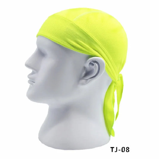 New Fashion Quick-Dry Cycling Durag Head Scarf – Summer Bandana Hat for Men