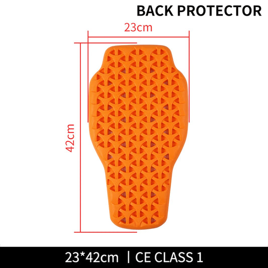 WOSAWE CE Motorcycle Back Protector – Built-in Spine Armor Pad for Riding Safety