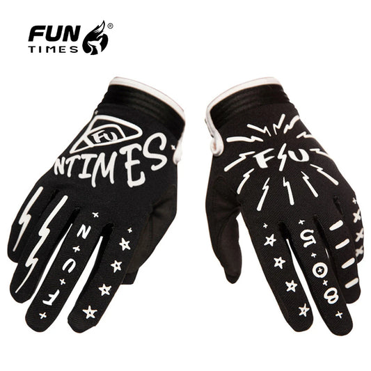 2024 FUNTIMES Racing Bike Gloves – Motocross &amp; Dirt Cycling Cross-Country Riding Gear