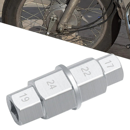 Motorcycles Hex Axle Tool – Chrome Silver Hex Wrench for Front Axle Wheel