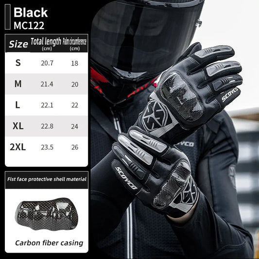SCOYCO Motorcycle Gloves – Summer Breathable Touchscreen Riding Gloves for Men &amp; Women