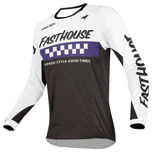 Fasthouse Motorcycle Racing Shirt – Long Sleeve Quick-Dry Riding Tee for Men &amp; Women