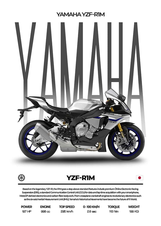 Super Cool Y-Yamaha Motorcycle Performance Canvas Posters – Modern Wall Art for Home &amp; Gifts