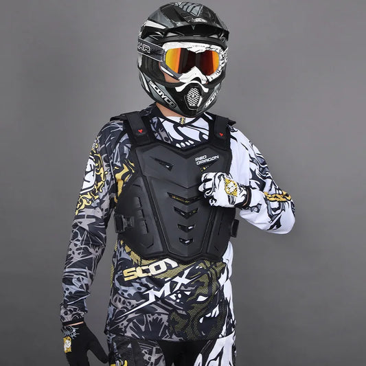 Motorcycle Racing Protective Chest Armor – Anti-Collision &amp; Off-Road Safety Gear