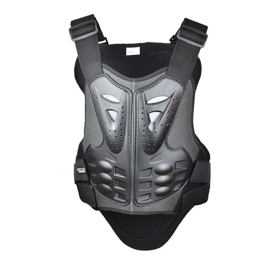 Adult Chest &amp; Back Protection Vest – Body Armor Gear for Motocross, Skiing, Skating &amp; Outdoor Riding